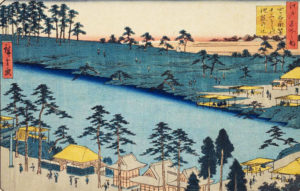 四谷角筈十二そうのゝ社 (江戸名所図会)